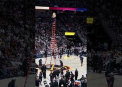 THIS is why the Nuggets Mascot makes over $600K a year!🤯 #shorts